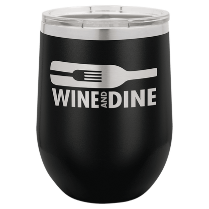 12 oz. Stainless Steel Polar Camel Stemless Wine tumbler