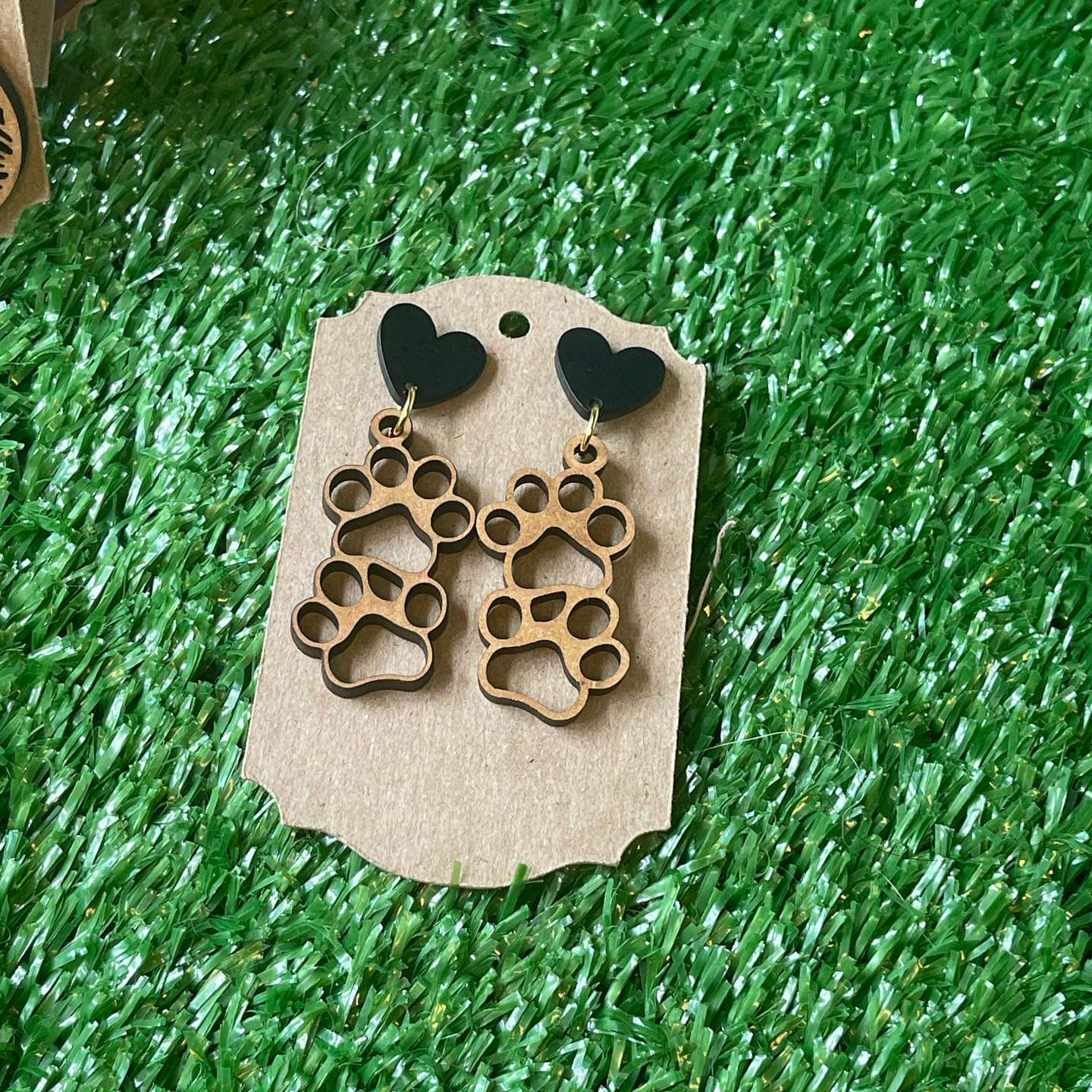 Puppy paw prints