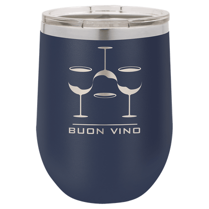 12 oz. Stainless Steel Polar Camel Stemless Wine tumbler