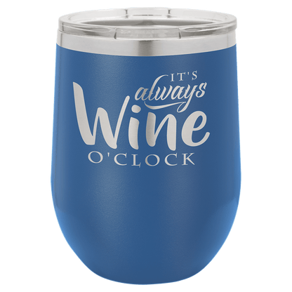 12 oz. Stainless Steel Polar Camel Stemless Wine tumbler