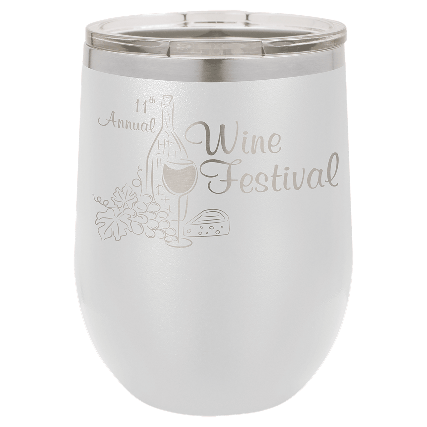 12 oz. Stainless Steel Polar Camel Stemless Wine tumbler